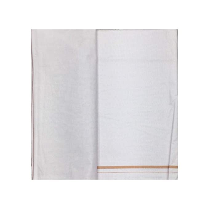 Men's White Cotton Unstitched Paramsukh Dhoti for Men Mundus/Full Length, Men's Casual Style Ethnic Wear, White, 4.5M, Single Piece |-image-20