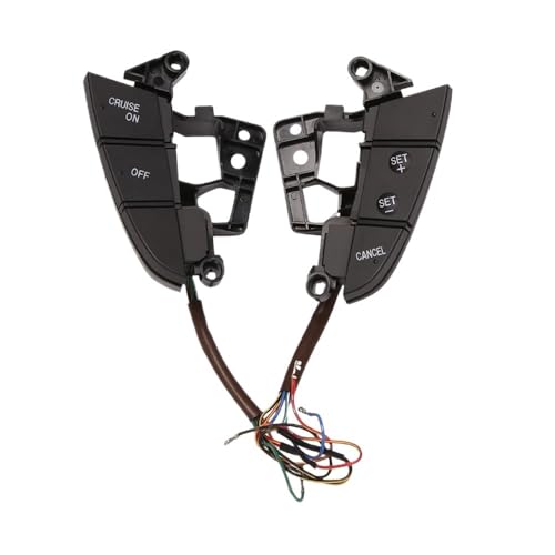 Compatible With Mazda 3 For CX-5 CX-7 2011 2012 2013 2014 2015 車用ステアリングホイール クルーズコントロールボタン オーディオボリュームコントロールスイッチボタン 多機能ボタンホイールスイッチ