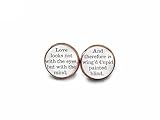 Shakespeare's Blind Cupid Book Earrings | Handmade Book Earrings: 