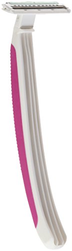Schick Slim Twin ST 2 Disposable Razors for Women Sensitive Skin Shaving Razor, 12 Count - Thumbnail 4