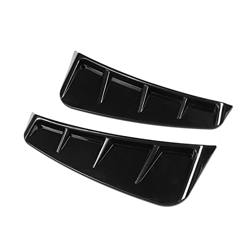Guardabarros negro brillante con moldura de salida de aire lateral universal