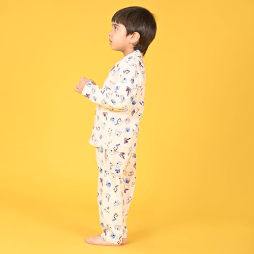 Image of Jam & Sugar Boys Cotton Printed Night Suit Set