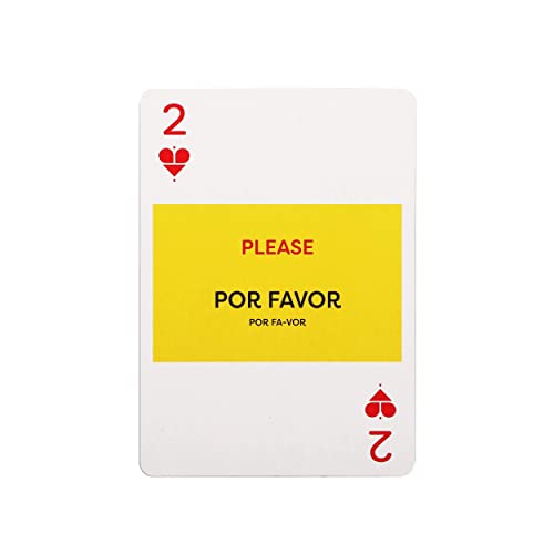 Lingo Spanish Cards In Tin Box - The Best Playing Cards For Beginners To Learn Spanish Vocabulary & Pronunciation In A Fun & Easy Way. 54 Useful Spanish Phrases On Unique Flashcards. #TOP5