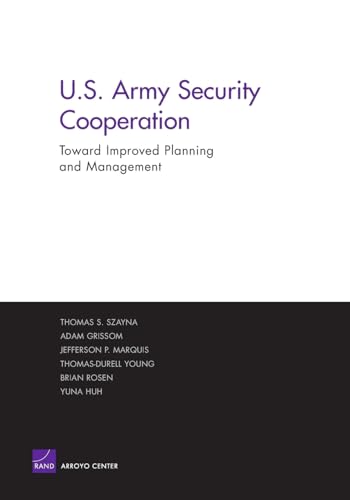 U.S. Army Security Cooperation: Toward Improved Planning and Management