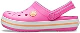 Crocband Clog K (204537) Crocs Crocband Clog Kids, Zuecos, Electric Pink/Cantaloupe, 32/33 EU