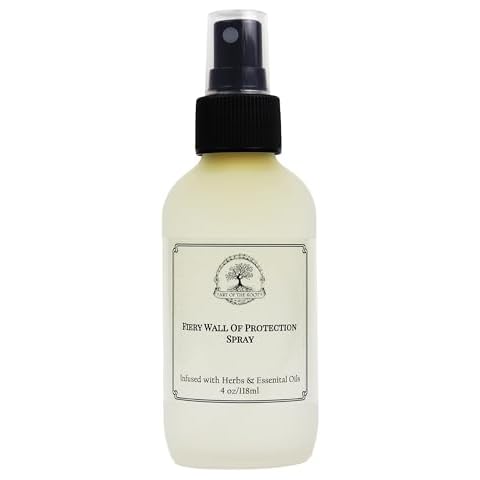 Fiery Wall of Protection Spray 4 oz | Spiritutal Protection, Negative Energy, Curses, Hexes, Jinxes Rituals | Hoodoo Voodoo Wicca Pagan Cover