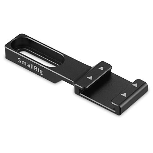 SMALLRIG Cold Shoe Extension Outrigger Hot Shoe Mount Adapter for Microphone, EVF
