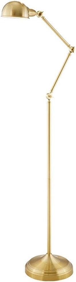 Floor Lights Living Room Nordic Floor Lamp Study Reading Lamp Living Room Sofa Bedroom Night Simple Modern Vertical LED Brass Foot Switch