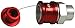 Dixon R-EN-P 3/4" Metal FNPT, R-Series Engine Nozzle with Plug, Red, 0.75" ID, Anodized Aluminum