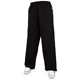 wu designs Leinen (Mittel) Kung Fu & Tai Chi Trainingshose Dunkelgrün 180