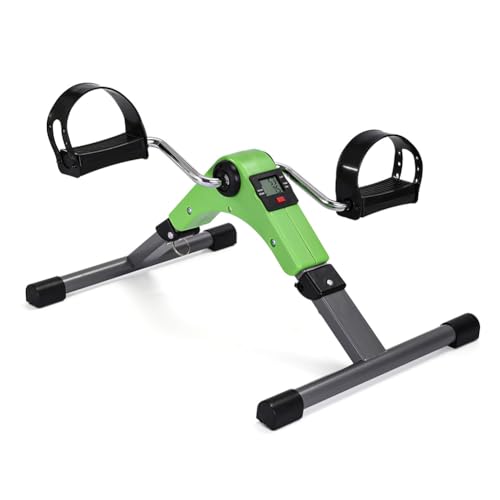 Bicicleta estática plegable de escritorio con monitor para piernas y brazos