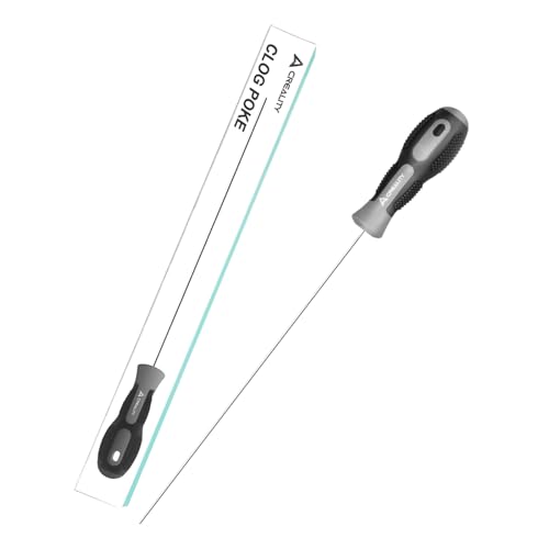 Creality Clog Poke,3D Printer Nozzle Cleaning Kit,Φ1.5mm L210mm Prolong Throat Piercing Needle 3D Printing Tool for 1.75mm Nozzles,Clean Hotend Without Disassembly