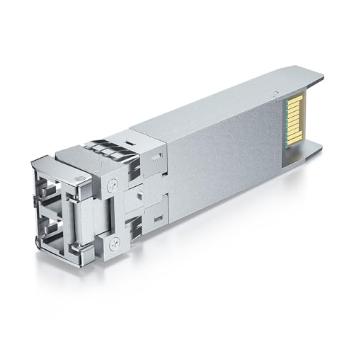 Image of ipolex SFP+ 10GBase LR Singlemode Module, 10G SFP LC 1310nm Fiber Optic Transceiver for Cisco SFP-10G-LR, Ubiquiti UniFi UF-SM-10G, Meraki MA-SFP-10GB-LR, Netgear, Mikrotik and More, up to 10KM, 2Pack