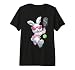 Girls Womens Pickleball Player Rabbit Easter Bunny Pink Premium Tri-Blend T-Shirt