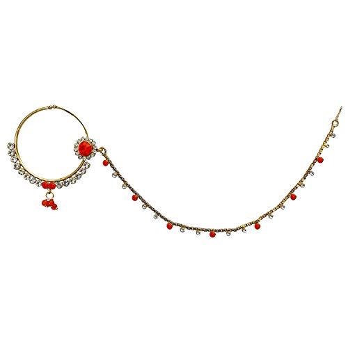 Image of Lucky Jewellery Designer Gold Plated Dulhan Bridal Jewelry Set 8 Pcs. for Girls & Women (3600-WZK-PARENT)