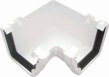 FloPlast Ogee White 90 Degree Internal Gutter Angle