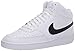 Price comparison product image Nike Men's Court Vision Mid Sneaker, White/Black-White, 11 UK