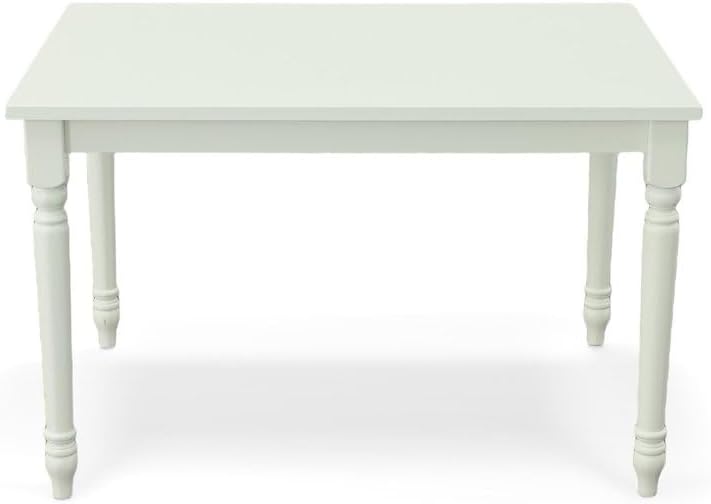 Draven Farmhouse Dining Table with 4 Laurant Upholstered Dining Chair