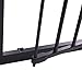 JAXSUNNY 5-Panel Metal Baby Safety Gate Child Toddler Fireplace Fence Hearth Screen Gate Black