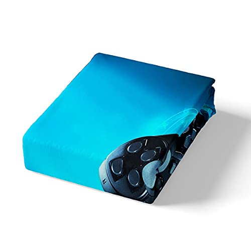 Jungen Spiele Tröster Startseite Satz, Kinder Gamepad Bettwäsche Satz 135X200, Moderne Vr Spieler Bettbezug Für Jugendliche Jugend Mädchen, Spieler Spielen Joystick Startseite Schlafzimmer Dekor, Blau - Image 5