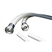 Saint-Gobain AHJ001719 Tygon 3370 I.B. Braid-Reinforced Silicone Hose Tubing, 1/4" ID.515" OD, 600" Length