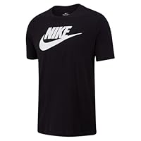 Nike Men's Sportswear T-Shirt, Black/White, XL
