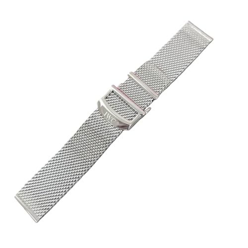 Bracelet montre maille acier inoxydable 22mm, bande métal accessoires pour IWC Portofino