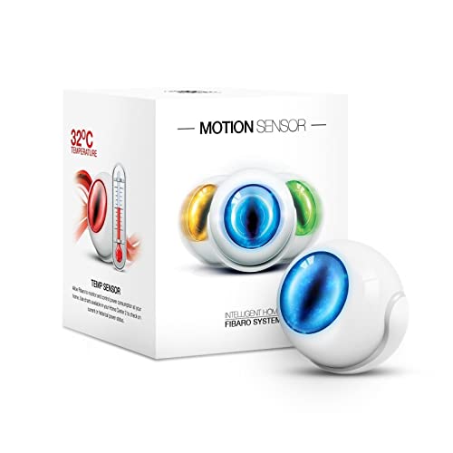 FIBARO Motion Sensor/Z-Wave Plus Multisensor, Temperatur, Lichtintensitätssensor und Beschleunigungsmesser, FGMS-001