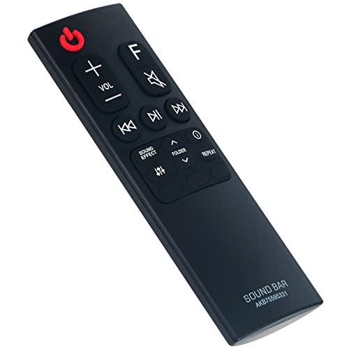 Image of AKB75595331 Replacement Remote Control Applicable for LG Sound Bar SL6Y SPL5B-W SN6Y SPN5B-W SL4 SPH4B-W SL5Y SN7CY SNC4R SPH4B-W SPJ4-S S65S3-S SL4Y SL7Y | SPL5B-W SN6Y SPN5B-W SL4 SPH4B-W SL5Y SN7CY SNC4R SPH4B-W SPJ4-S S65S3-S SL4Y SL7Y SLM4R SN6 SPN5BM-W SN4A