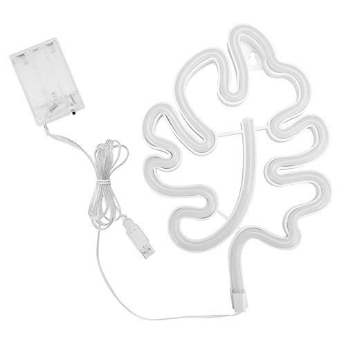 Jxngery Luz LED decorativa con forma de hoja de árbol única para decoración del hogar y fiestas