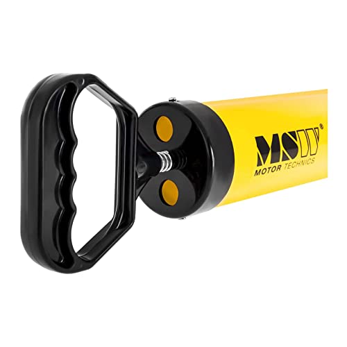 MSW Motor Technics Buisreinigingspomp zuig- en drukreiniger MSW-PUMP CLEAN 70 (binnendiameter: 70 mm, verstelbare handgrepen, incl. 2 rubberen adapters) - Afbeelding 4