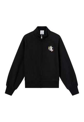 Sweat-shirt Champion Fille noir taille M avec fermeture éclair intégrale Legacy