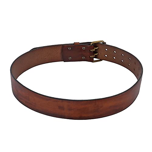 TOURBON Deluxe Koeienhuid Lederen Riem voor Diy Workshop Tool Pouch Western Cowboy Mens Strap - Afbeelding 4