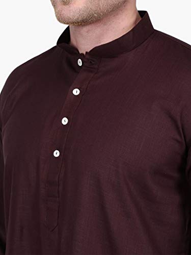 Image of Rajubhai Hargovindas Men's Premium Cotton Solid Kurta