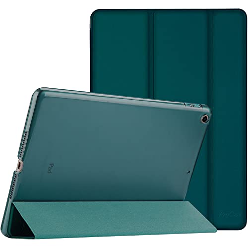 ProCase iPad 9.7"(旧型）ケース スマート 超スリム スタンド フォリオ保護ケース 半透明フロスト バックカバー 対応機種：iPad 9.7" 第6世代 2018 / 第5世代 2017 - エメラルド（Amazon）