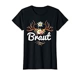 Damen Braut Bride JGA Frauen Junggesellinnenabschied lustig Bayern T-Shirt