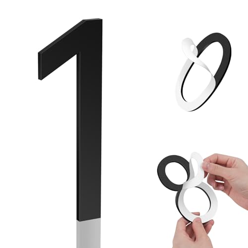 Image of 5 Inch House Numbers, Self-adhesive for Outside Mailbox House Number (1)