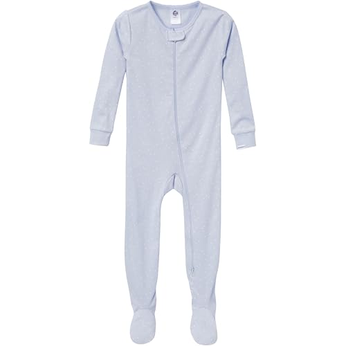 Image of Gerber Baby Girls 2-Pack Footed Pajamas