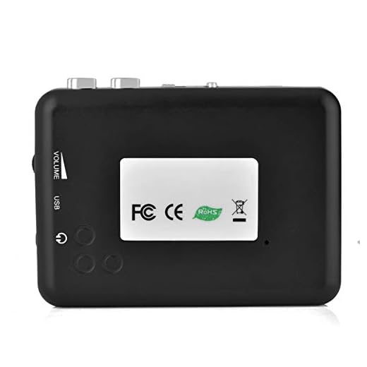 SOONHUA USB-kassettbandspelare, fånga ljudmusikspelare, konvertera gamla kassettband till MP3-format, för Pentium 4 1,7 GHz processor eller högre