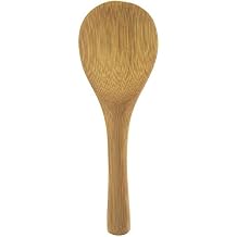 Nagao 18054 Japanese Rice Spatula, Moso Bamboo, 6.3 inches 16 cm, Wood, Made in Japan