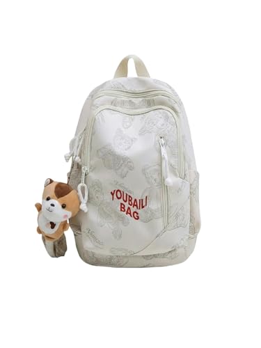 Mochila de gran capacidad para proteger tus libros de la lluvia con estilo casual 6