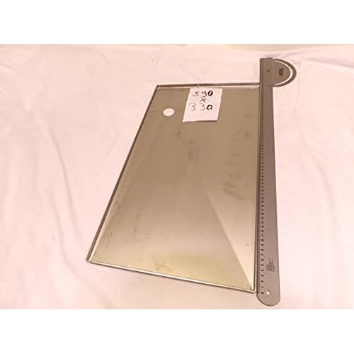 Manufaktur Stollenwerk Edelstahl V2A Fettwannen Hz1BBQde variierbar in Allen Größen super Ersatzteil für Verschiedene Gasgrille - Edelstahl (590 x 330 x 15mm Fettwanne mit Loch Links Unten)