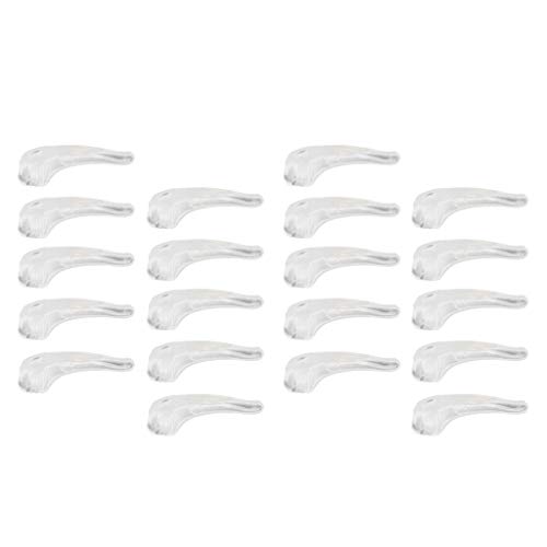 F Fityle 20Pcs Sports Glasses Temple Tip Glasses Transparente Ear - M