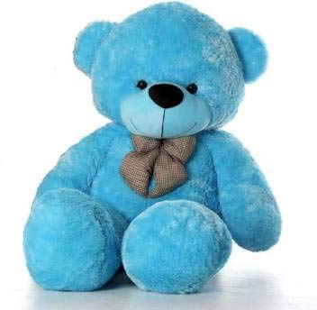 ATIF Rocking Horse Teddy Bear (Sky Blue, 5.5 FEET 167 cm)