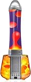 Mindiverse Magma Liquid Motion Lamp with Bluetooth Speaker & White Noise Salt Night Light - Red Wax Purple Liquid - Perfect Gifts for Adults, Teens, Kids - Ideal for Bedroom, Office, Living Room