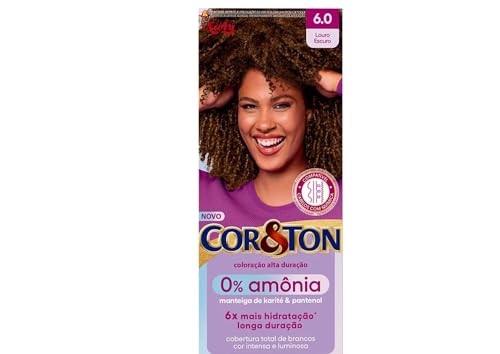 Tintura Cor&Ton Sem Amônia 6.0 Louro Escuro