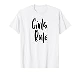 Girls Rule T Shirt TShirt T-Shirt Girl Power Tee Shirt T-Shirt