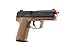 HK Heckler & Koch USP CO2 Powered 6mm BB Pistol Airsoft Gun, Standard Action, Dark Earth Brown