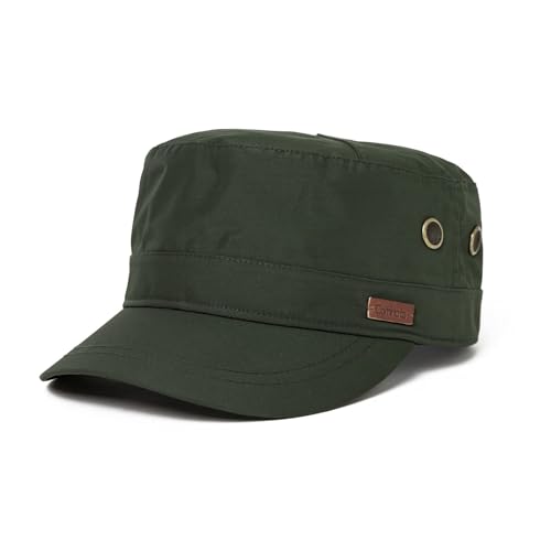 TOP-EX Mens Waterproof Army Cap Military Hats Baseball Caps, Unisex Rain Cadet Hat for Outdoor Golf Walking ArymGreen L