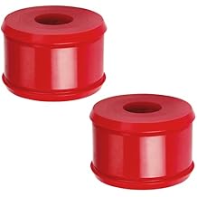 Rear Trailing Arm Bushing Set 16.7107R Compatible with Honda Civic 1988-2000 & Acura Integra 1994-2001, Red Polyurethane Rear Suspension Control Arm Bushings, 2 Pack